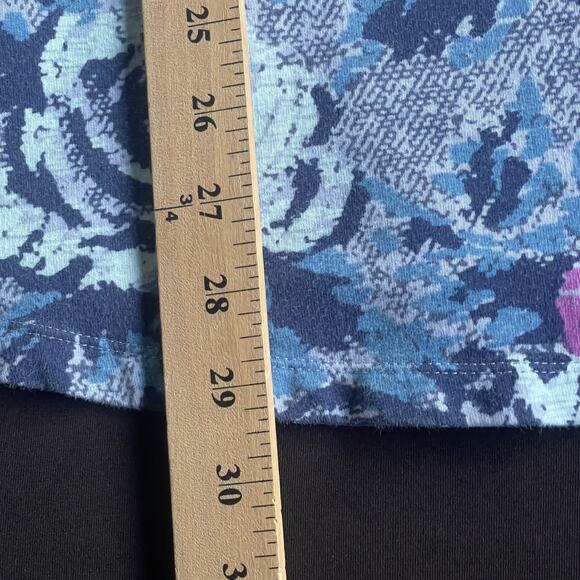 QVC Denim & Company Sweater Womens 1X Floral Long Sleeve Pullover Pockets Casual - Picture 10 of 10